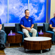 Left to right: Artemyev, Arnold and Feustel. Photo credit: Kurt Bradley